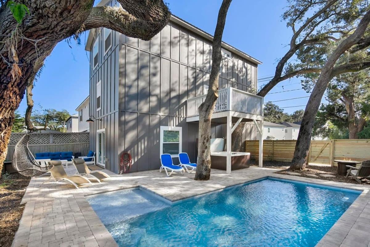 Downtown St Aug Home By Fountain Of Youth Pool Spa By Beach Add Golf Cart Сент-Огастин Экстерьер фото